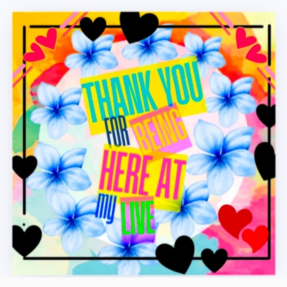 Thank you for being here